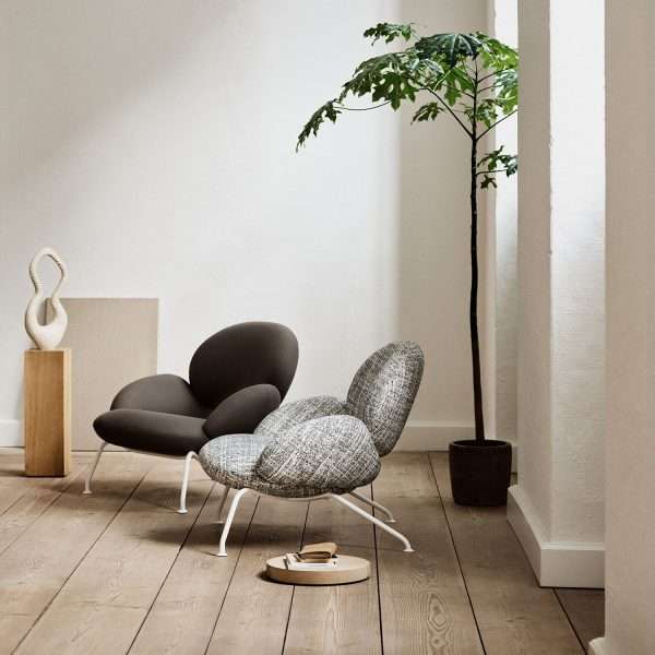 Curved Wood Bent BAIXA Comfortable Lounge Chair
