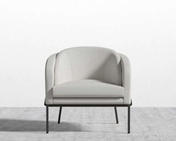 Modern Arm Chairs Single Angelo Lounge Chair - Image 2