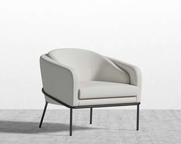 Modern Arm Chairs Single Angelo Lounge Chair - Image 3