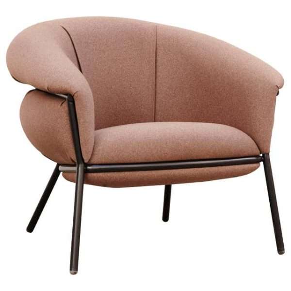 Project Furniture Matching Contract Modern Light Luxury Office Business Genuine Leather Armchair - Image 4