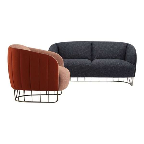 Rustic Elegance Wine Barrel Inspired Lounge Chair