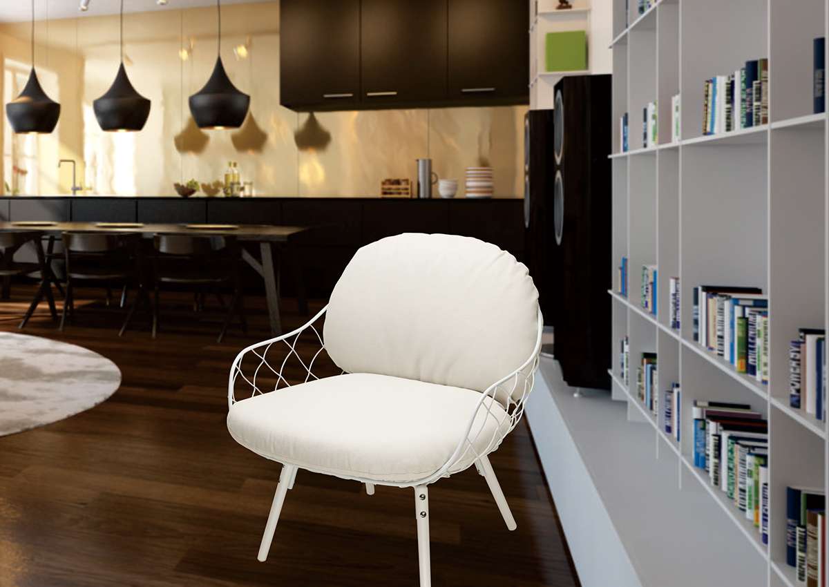 Italian Style Furniture Hotel Modern Low Seat Lounge Chair