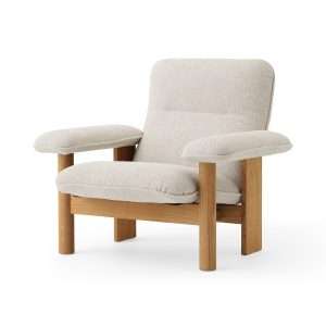 Scandinavian Mid-Century Design Low-Lying Brasilia Lounge Chair