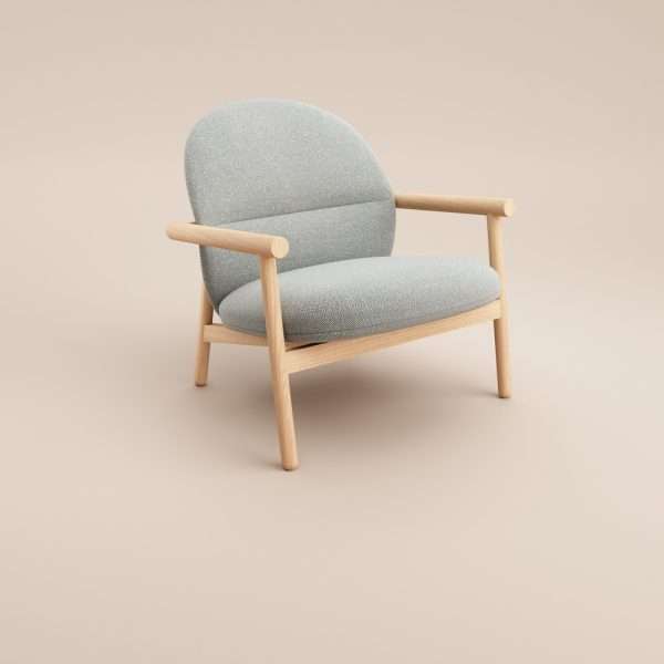 Leisure Wooden Upholstered Lounge Chair - Image 6