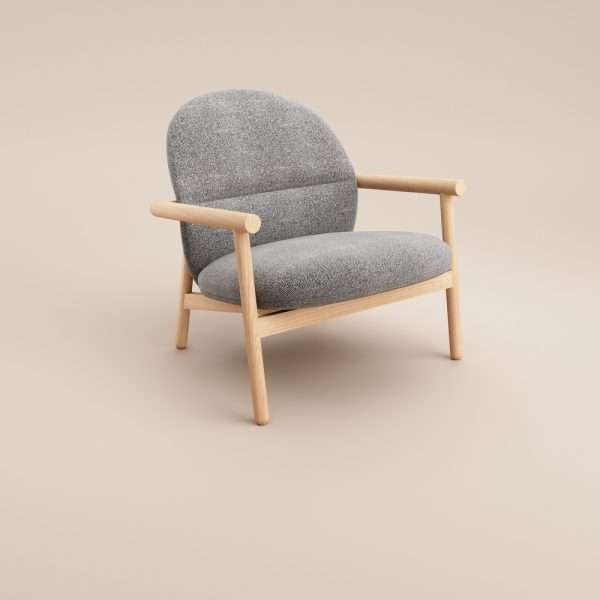 Leisure Wooden Upholstered Lounge Chair - Image 7