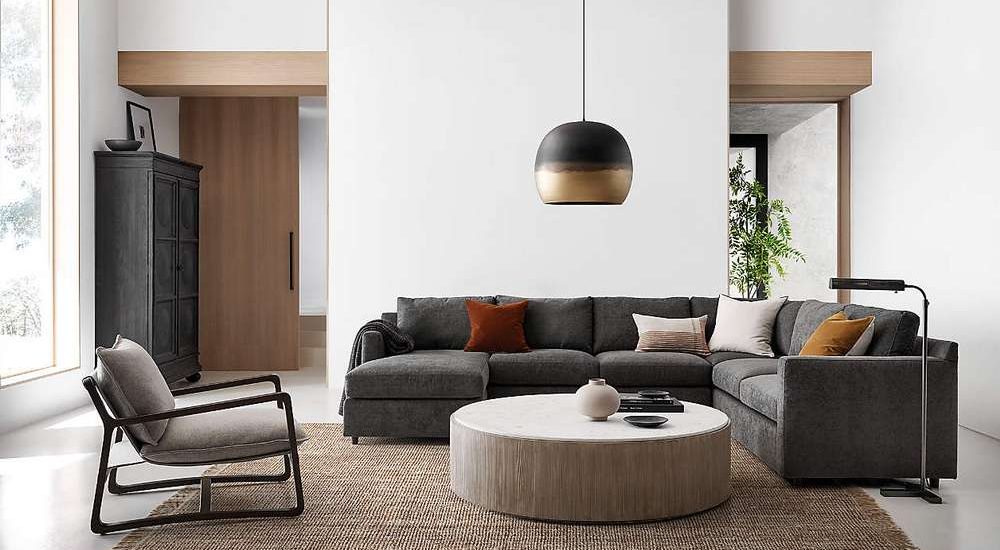 Solid Ash Wood Walnut Vintage Grain Varnish Lounge Chair