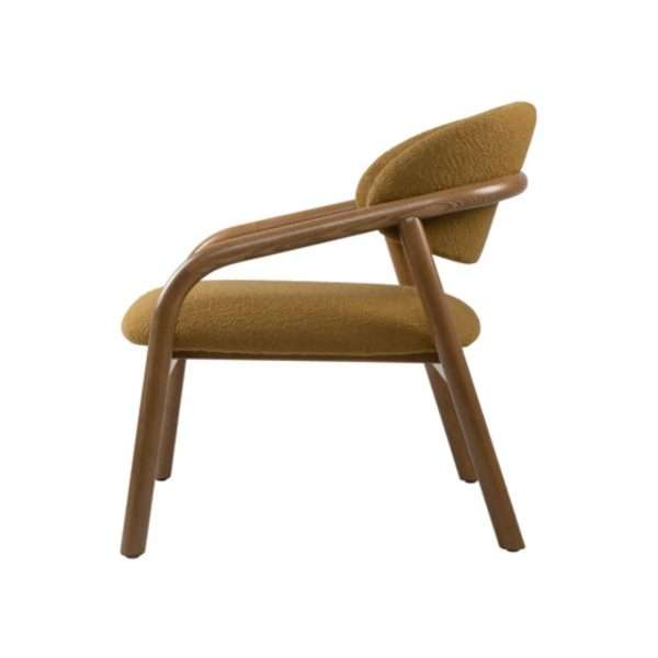 New Design Best Quality Custom Nordic Style Wood One Seater Hotel Chair - Image 2