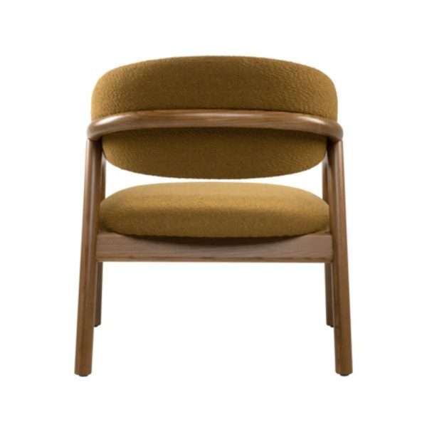 New Design Best Quality Custom Nordic Style Wood One Seater Hotel Chair - Image 4
