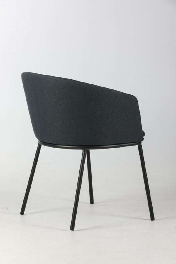 Public Waiting Chairs Grey Vinyl Waiting Room Chairs Restaurant Chair - Image 3