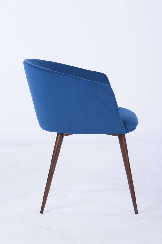 Modern Design Painting Steel Leg Metal Home Furniture White Color Dining Chair for Hotel Apartment - Image 3