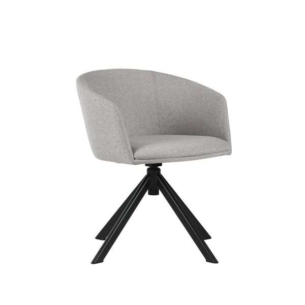 Office chair with automatic righting function