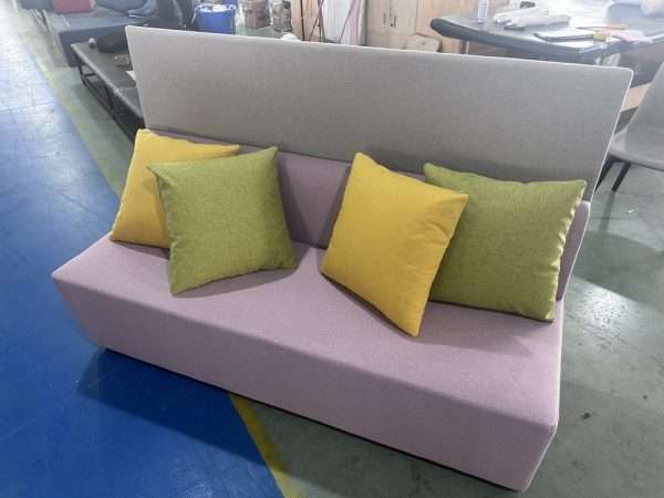 Office Sofa Organic Link Bench with Screen - Image 3