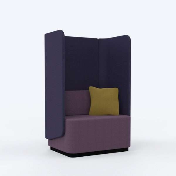 Office Sofa Organic Link Bench with Screen - Image 6
