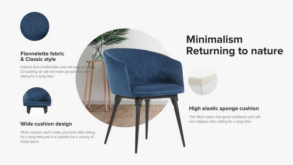 Home Furniture White Color Dining Chair for Hotel Apartment and Villa Painted Table Usage