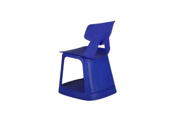 Easy mobility storage space plastic training chair - Image 4