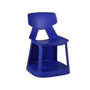 Easy mobility storage space plastic training chair
