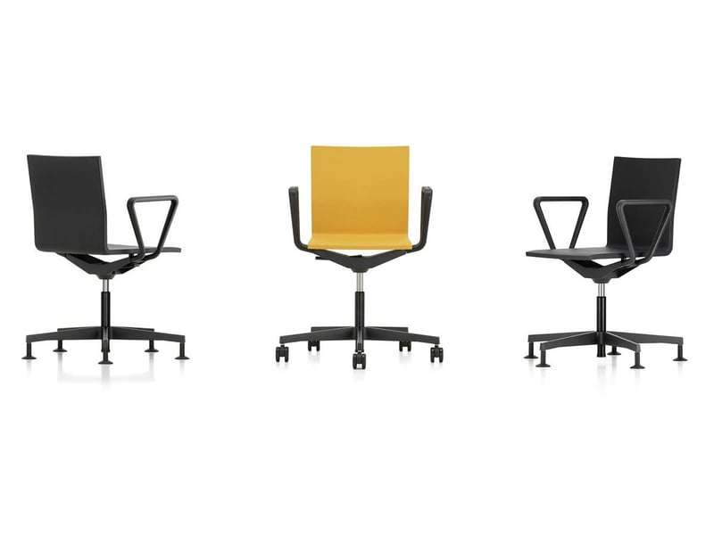 Contract Furniture Lightweight Simple Modern Office Swivel Chair with Armrest