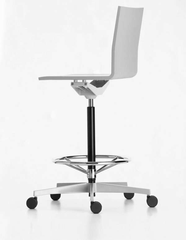 Contract Furniture .04 Simple Modern Office High Counter Chair without Armrest - Image 3