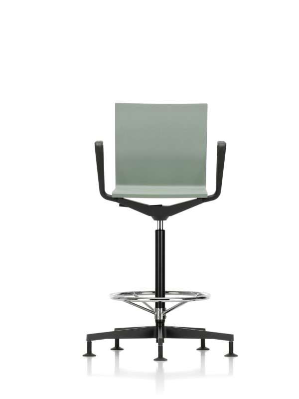 Contract Furniture .04 Simple Modern Office High Counter Chair with Armrest