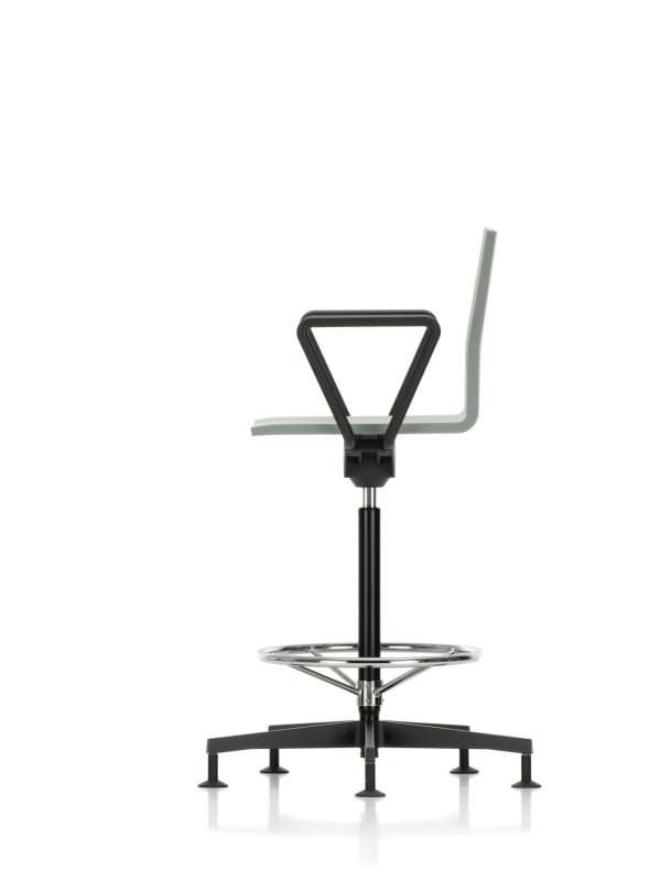 Contract Furniture .04 Simple Modern Office High Counter Chair with Armrest - Image 7