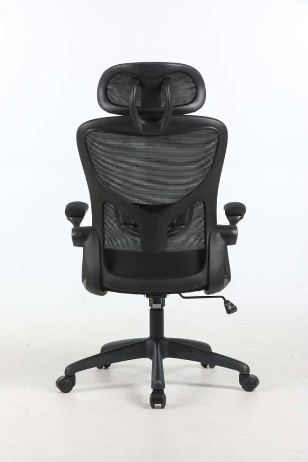Hot Sale Modern Executive Office Chair with Adjustable Headrest Ergonomic Swivel for Computer Desk Black - Image 3
