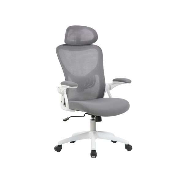 Modern Executive Office Chair with Adjustable Headrest Ergonomic Swivel for Computer Desk